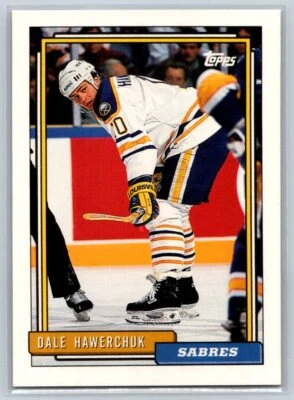 1992-93 Topps #296 Dale Hawerchuk Buffalo Sabres HOF - Image 1 of 2
