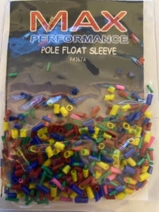 Max Float Fishing Rubbers Sleeves Mixed Sizes for Carp to Pole Floats - Picture 1 of 3