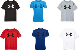 Under Armour Boys' Tech Big Logo Short Sleeve T-Shirt - Picture 1 of 15