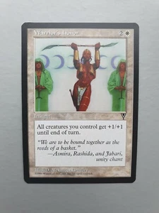 Warrior's Honor, MTG Visions (1997), Common White Instant NM - Picture 1 of 2