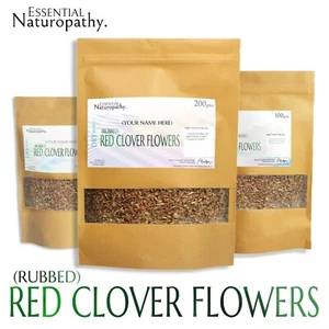 RED CLOVER RUBBED DRIED HERB Certified Organic TEA (Trifolium pratense) PREMIUM - Picture 1 of 1