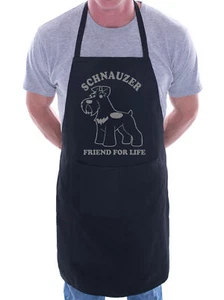 Schnauzer Hundeliebhaber Geschenk BBQ Kochen lustige Neuheit Schürze - Bild 1 von 8