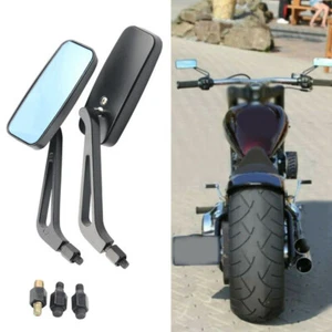 8/10mm Rear view Side Mirrors For Kawasaki Vulcan VN 800 900 1500 1600 1700 2000 - Picture 1 of 10
