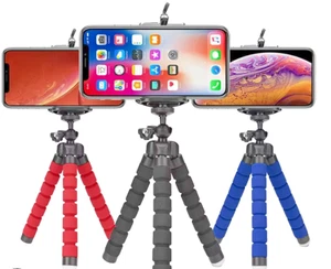 Tripods Tripod For Phone Mobile Camera Holder Clip Smartphone Monopod Tripe Stan - Picture 1 of 6