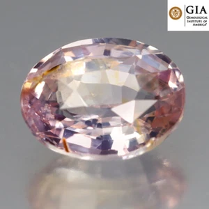 GIA Certified 1.64 ct Oval Cut (8 x 6mm)Sri Lanka Unheated Natural Pink Sapphire - Picture 1 of 3