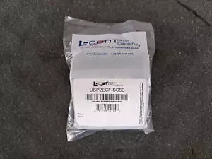 New, L-Com, USP2ECF-SC6B, Patch Panel, 2Port, Rj45 Coupler, Cat6, Connector Type - Picture 1 of 3