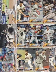 2018 TOPPS Series 2 SAN FRANCISCO GIANTS team set (13 cards) MORONTA RC - Picture 1 of 1