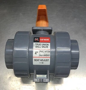 Hayward TB1400S Viton 4" PVC Ball Valve True Union - Picture 1 of 4