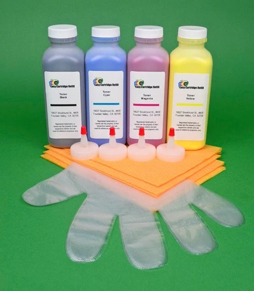 4-Color Toner Refill Kit for Brother HL-L9200CDW HL-L9200CDWT HL-L9300CDWT - Image 1 of 1