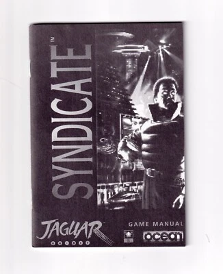 Syndicate - Authentic Atari Jaguar Manual Instruction Booklet - Image 1 of 2