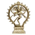 Lord Dancing Shiva Bras Statue Natraj Idol Murti Religious Figurine Vastu 13 In