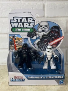 Playskool Heroes Star Wars Jedi Force Darth Vader & Stormtrooper 2 pk New 2011 - Picture 1 of 11