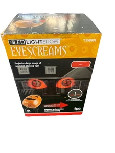 Gemmy Halloween LED Lichtshow ROTES AUGE SCHREIE gruselige Projektion blinzelnde Augen - Bild 1 von 2
