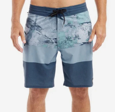 Pantalones cortos de tabla Pelagic Strike azules para hombre talla 32 Foto 1 de 4