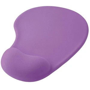 Tapis de Souris Ergonomique en Gomme avec Repose Poignet Confortable Violette - Photo 1/7
