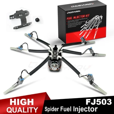 Inyector de combustible FJ503 Spider para Chevrolet Express 1500 1996-2004 motor V6 de 4,3 L Foto 1 de 4