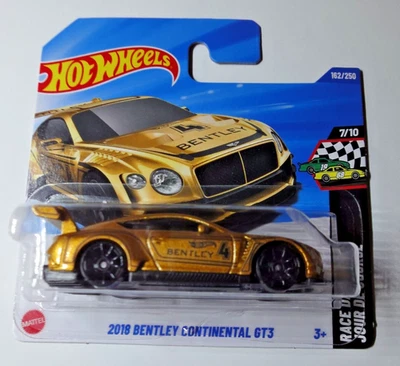 Hot Wheels - 2018 Bentley Continental GT3 - Oro - HW Race Day 2025 - JBC18 - Immagine 1 di 2