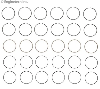 Juego de anillos de pistón para Select 89-93 Buick Oldsmobile Pontiac Modelos S94016-030 Foto 1 de 4