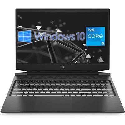 HP PAVILION 16" CORE i5 GTX 1650Ti 4GB PC 16GB 480GB WIN 10 PRO GAMING NOTEBOOK - Immagine 1 di 4
