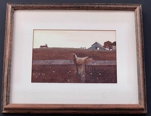 Steven O. Scott signiertes Aquarell Gemälde "Kurz vor dem Abendmahl" im individuellen Rahmen - Bild 1 von 13