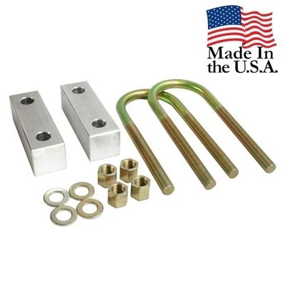 Lowering Blocks Rear 60-72 Chevy GMC C-10 / C-20 Truck w Coil Spring Rear End 2" - Image 1 of 4