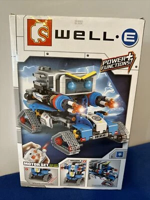 Sembo Block Model #704972 Well-e Robot Power Functions 796+pcs RARE 👁️EYES GLOW - Image 1 of 4