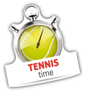 Stoppuhr Tennis Zeit Auto Autoaufkleber Aufkleber - "GRÖSSEN" - Bild 1 von 1
