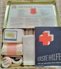 Vintage German Erste Hilfe First Aid Kit Classic 1963 VW Porsche BMW Mercedes