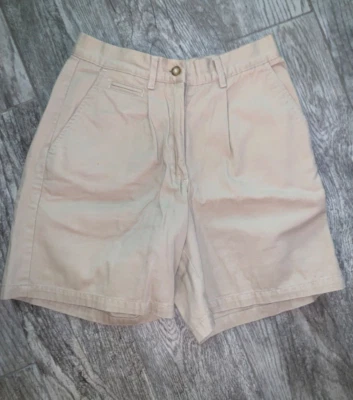 Bermuda plissada feminina The Limited, tamanho 2 bege/khacki  - Imagem 1 de 3