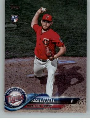 2018 Topps Update #US91 Zack Littell RC (ref 128598) - Image 1 of 2
