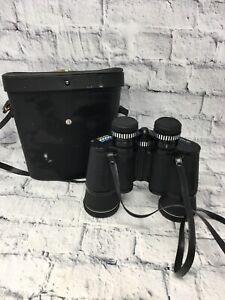 Vintage Halina 20x50 Coated Optics Binoculars With Strap and Hard Case (CM128C)