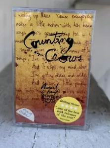 Counting Crows August and Everything After Cassette 1993 Sealed Hype Sticker NEW - Picture 1 of 11