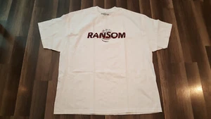 RANSOM men's 3XL size white color mouth, spell out t shirt NWOT - Picture 1 of 13