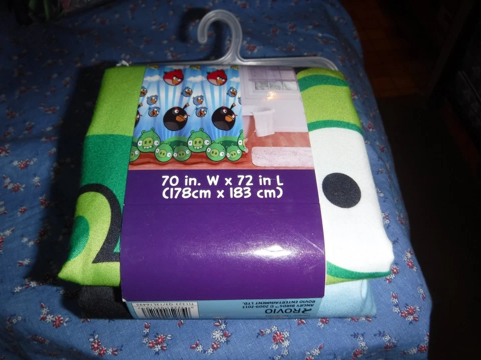 NIP Jay Franco Fabric Shower Curtains Angry Birds Monster U Monster Jam Sofia Do - Image 1 of 1