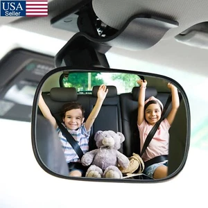 Wide Angle Convex Baby Mirror Adjustable Rearview for Infant/Toddler Car Seats - Picture 1 of 12