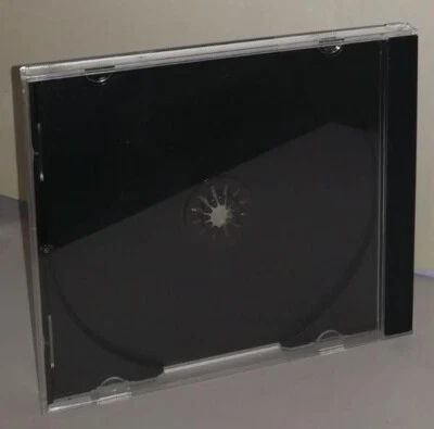 CUSTODIA CD 1 POSTO TRAY NERO 10.4 MM  CONFEZIONE DA 5 PZ - Immagine 1 di 3