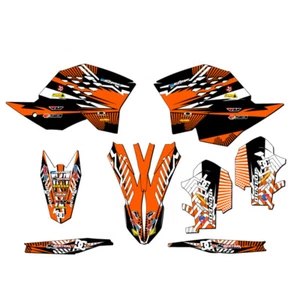 2008-2011 EXC-F MAYHEM Orange Senge Graphics Kit Compatible with KTM - Picture 1 of 10