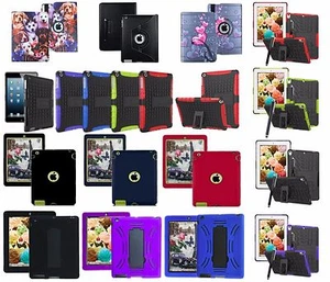  iPad case cover For iPad 2 3 4  Air  Mini  Pro new iPad  2017 Version - Picture 1 of 35