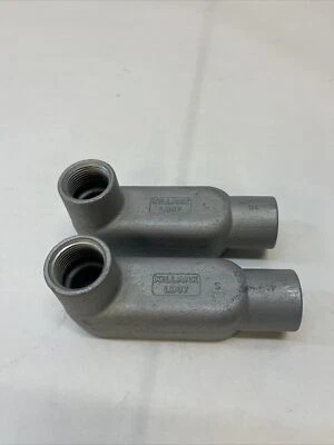 批量 2 件 - Killark - LB37 - 卷 11.0 立方英尺  IN. 3 #4 AWG 最大尺寸连接器 — 第 1/3 张图片