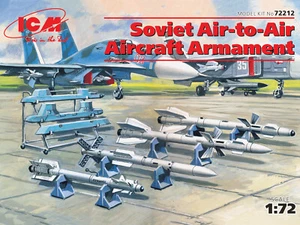 Scale 1/72 ICM 72212 Soviet Air-to-Air Aircraft Armament Plastic Model Kit - Bild 1 von 3
