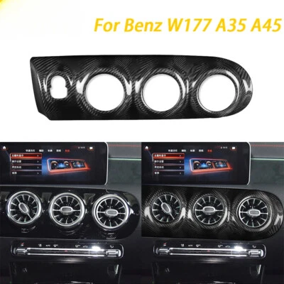 For Mercedes-Benz AMG A35 A45 W177 2020-2023Carbon Fiber Console Air Vent Outlet - Image 1 of 4