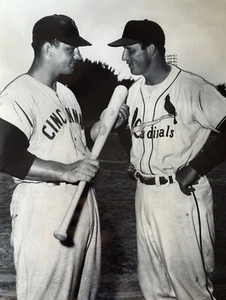 Stan Musial St. Louis Cardinals Ted Kluszewski Cincinnati Reds 11x14 Photo - Picture 1 of 1