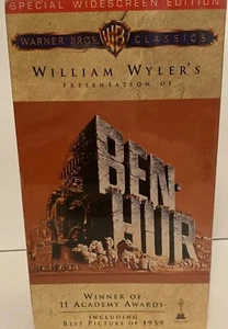 Ben-Hur Special Widescreen Edition VHS 2-Tape Set Warner Bros Classics - New - Picture 1 of 6