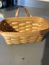 VTG 1995 American Traditions Small Wall Hanging Key Mail Woven Basket USA