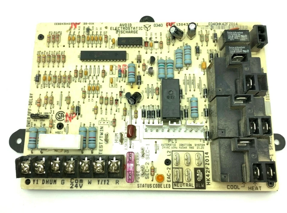 HK42FZ014 GUARANTEED WORKING TESTED GOOD Furnace Control Board CEPL130437-01 - Image 1 of 1