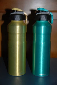 Set of 2 Aluminum Hydration Bottles - 20 oz - BPA Free - Picture 1 of 3