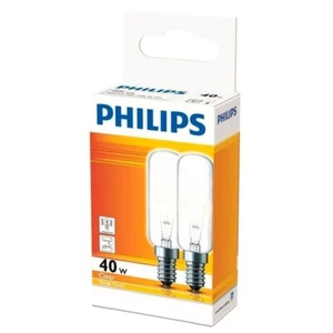 Philips T25 E14 Halogen 270Lm Clear 40W Appliance Globe - 2 Pack & Free shipping - Picture 1 of 1