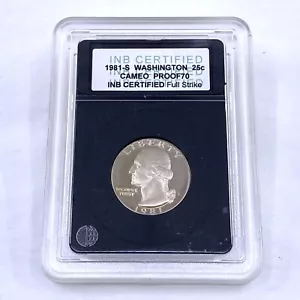 1981 S Washington 25c Quarter Full Strike Cameo - Picture 1 of 2