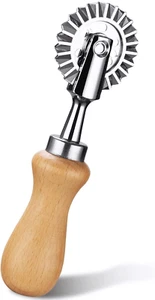 Pastry Wheel Cutter - Pasta Cutter Wheel - Ravioli Crimper Cutter Wheel for Home - Picture 1 of 12