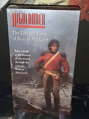 Highlander The Life And Times Of Duncan MacLeod Rare HTF VHS Factory Sealed  - Image 1 of 4